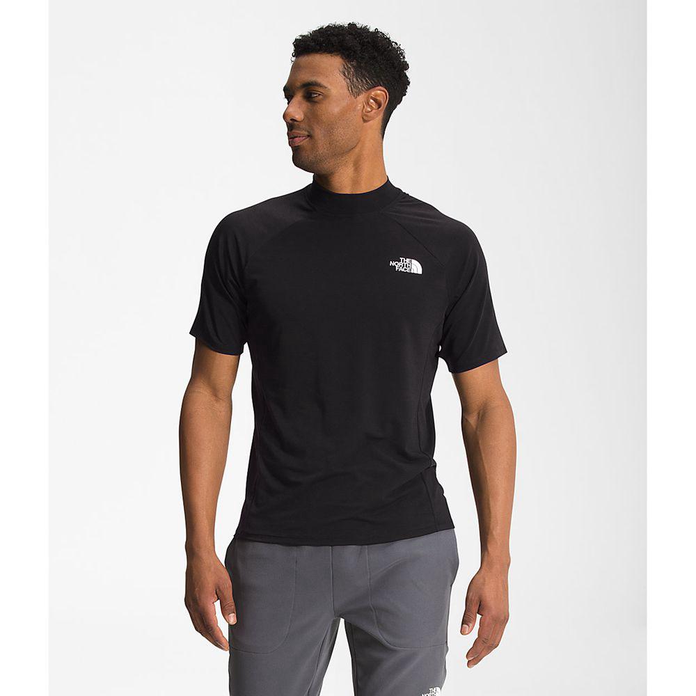 The North Face Tekware® Κοντό Μανίκι Ανδρικα T Shirt - Μαυρα (VRSU64250)